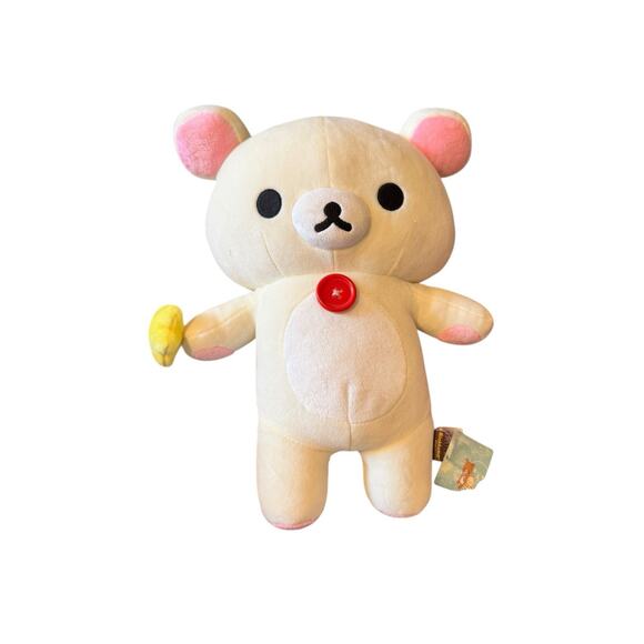 San-X Korilakkuma Rilakkuma Holding Star 14 Inch Plush Stuffed Animal NWT Toy - Picture 1 of 11